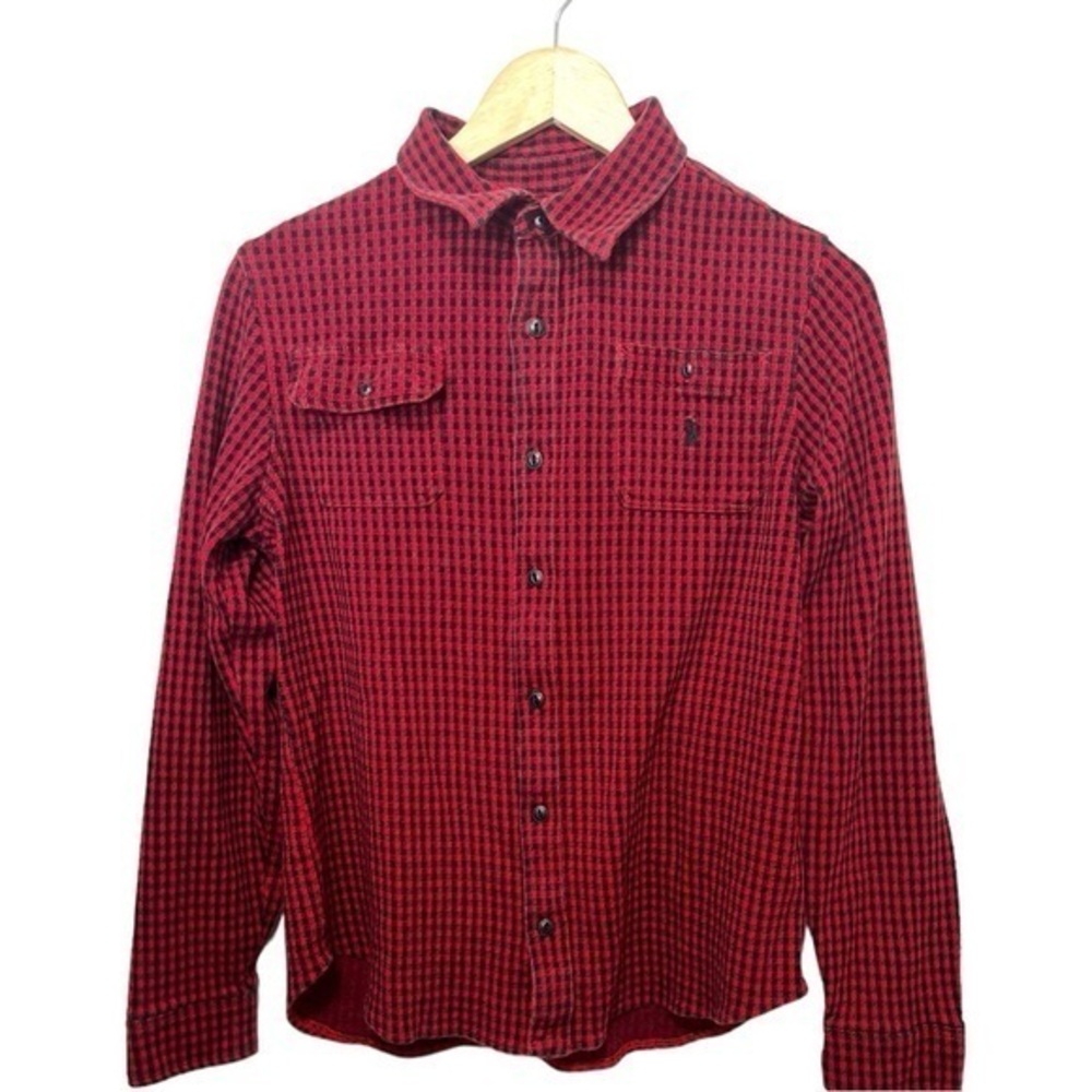 Polo Ralph Lauren Houndstooth Buffalo Plaid Button Down Shirt(blue label)